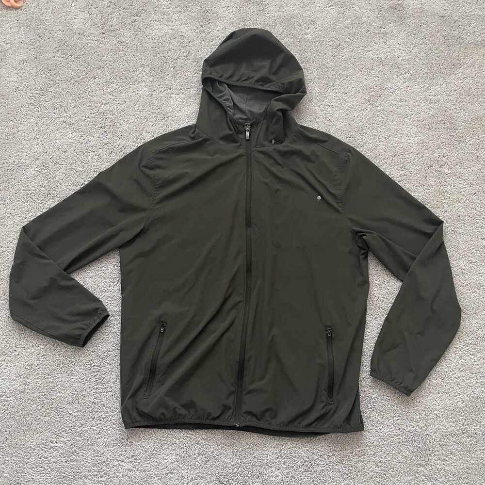 VUORI Outdoor Trainer Shell Jacket Mens XL Brown V512 Activewear Apparel